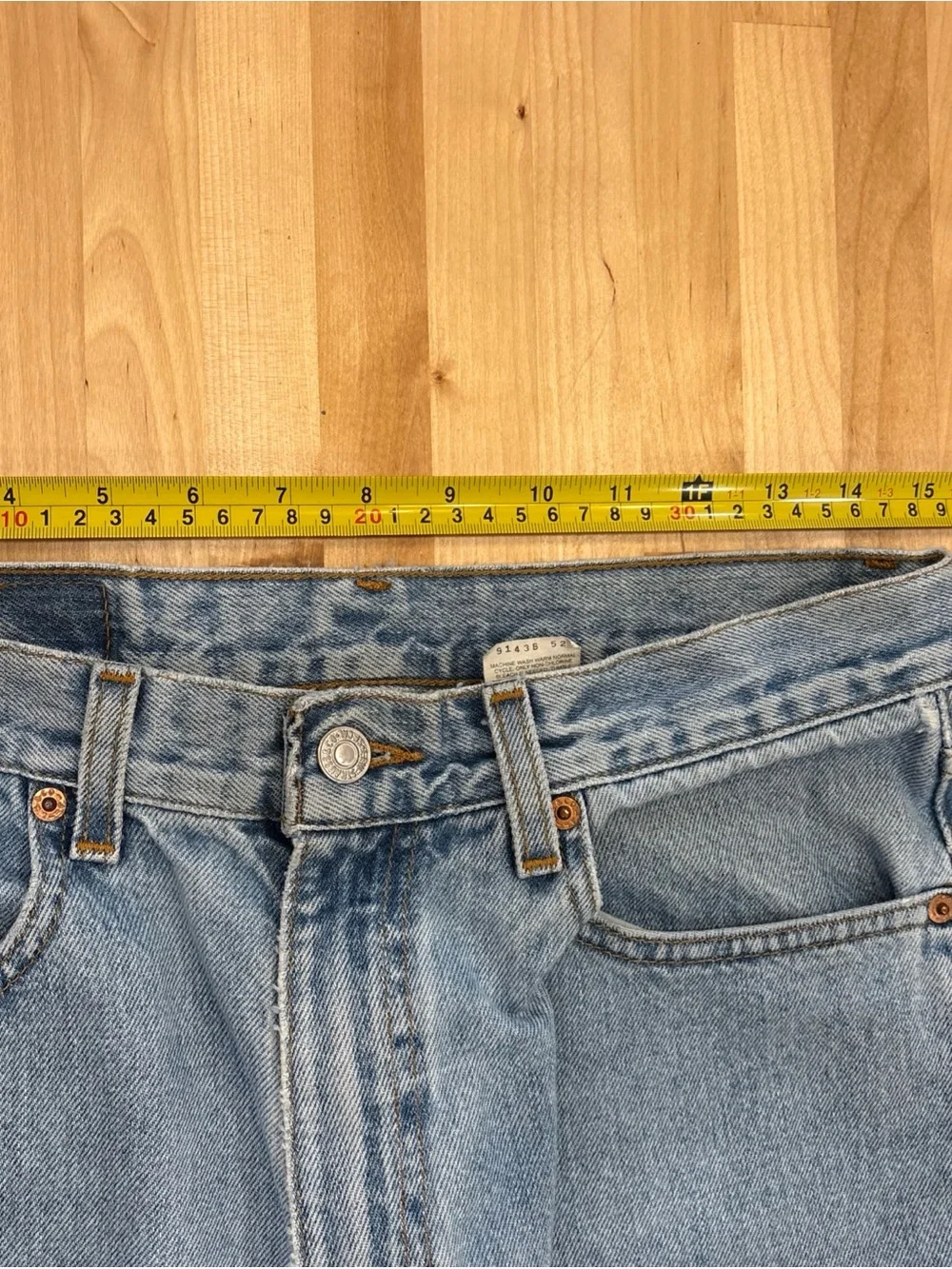 Vintage Levi'S 550 Relaxed Fit Jeans Mens USA 90's 34x30 Black Wing Red Tab